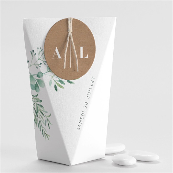 Boîte de dragées mariage Let our Love grow ! Étui réf.N520181