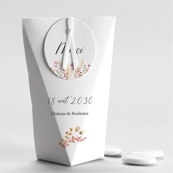 Boîte de dragées mariage Incandescent Étui réf.N520188