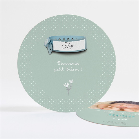 Faire-part naissance Le lien carte bracelet réf.N321199