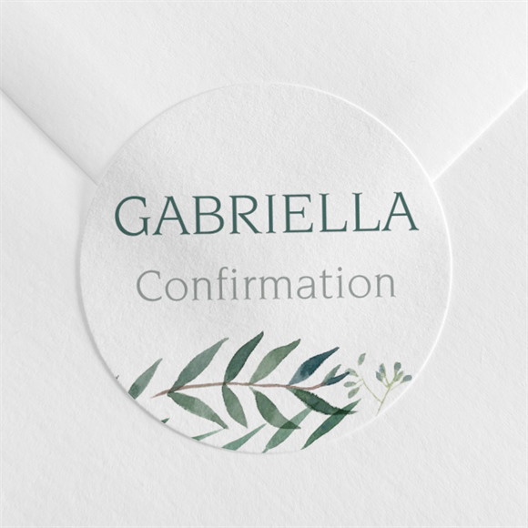 Sticker confirmation A l'ombre de l'olivier réf.N3601282