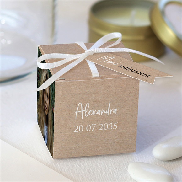 Boîte de dragées confirmation Puissance réf.N340583