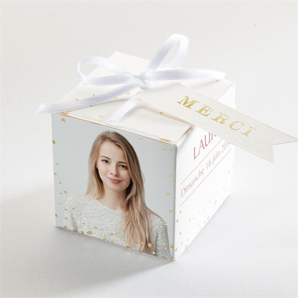 Boîte de dragées confirmation Lumière et Vie réf.N340586