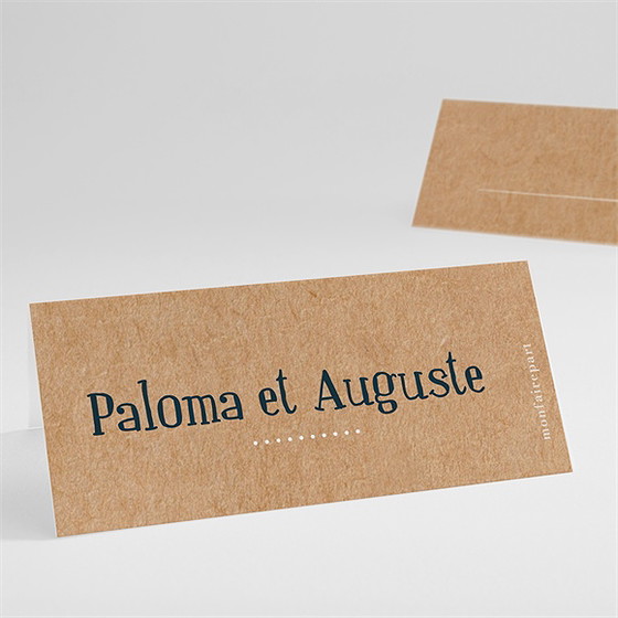 Marque-place mariage notre moment