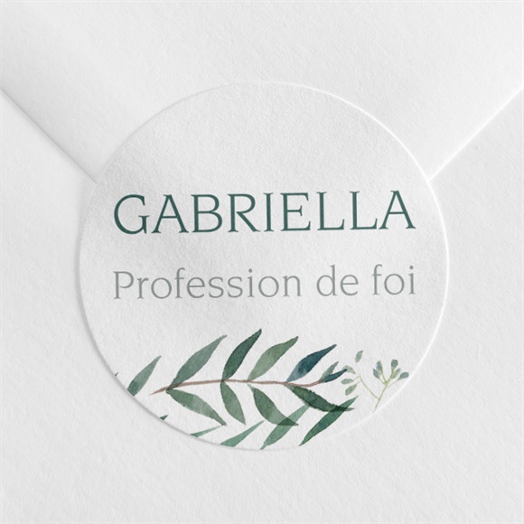 Sticker profession de foi Valeurs réf.N3601310