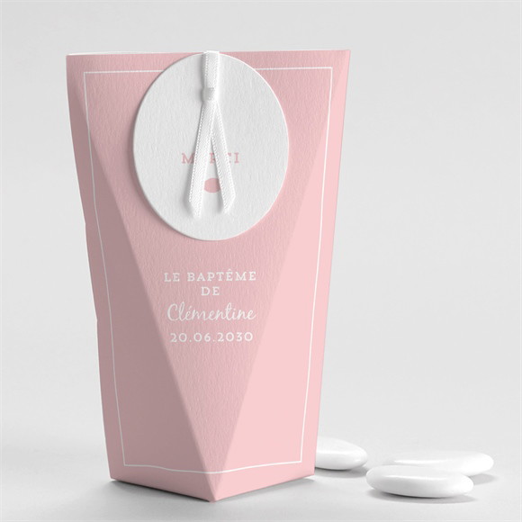 Boîte de dragées baptême Divin étui réf.N520217