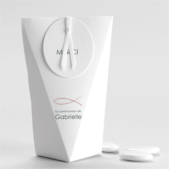 Boîte de dragées communion Jour Sacré Étui réf.N520255