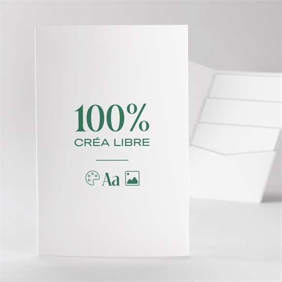 Faire-part mariage vierge réf.N84138