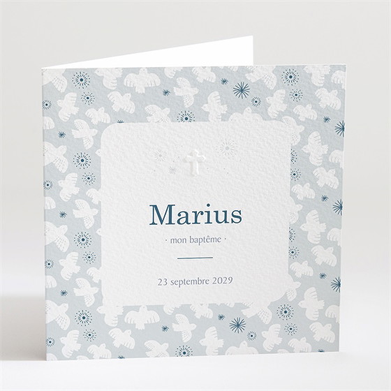 Faire-part de baptême horizons