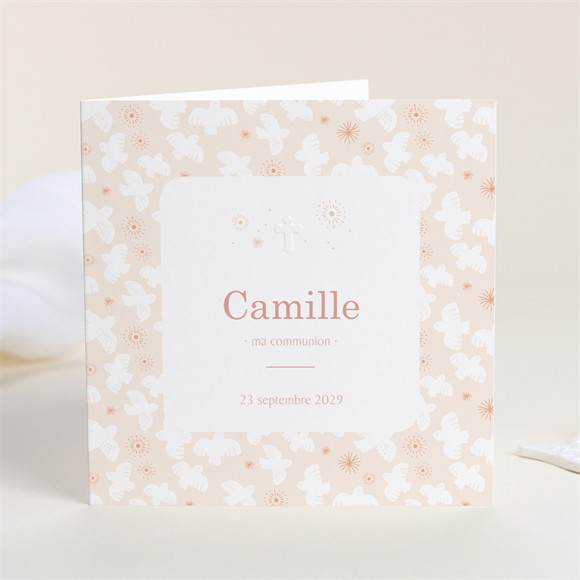 Faire-part communion Toujours plus Haut réf.N451400