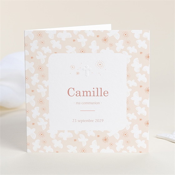 Faire-part communion toujours plus haut