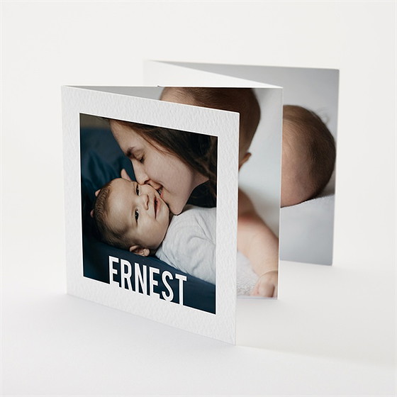 Faire-part naissance horizon accordéon