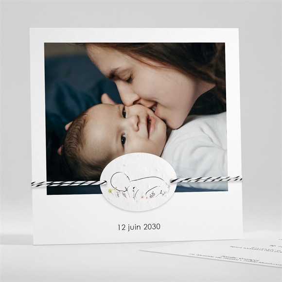 Faire-part naissance Horizon ensemencée réf.N351363