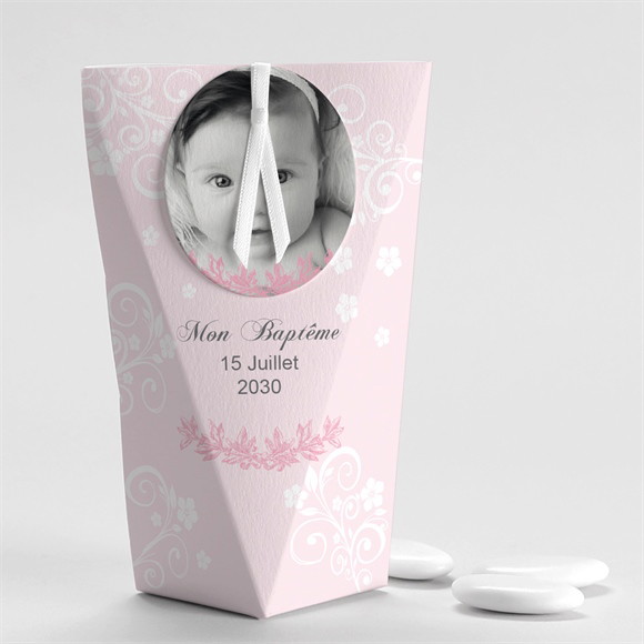 Boîte de dragées baptême Petite Tendresse Étui réf.N520220