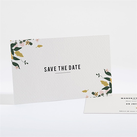 Save the Date mariage vintage champetre
