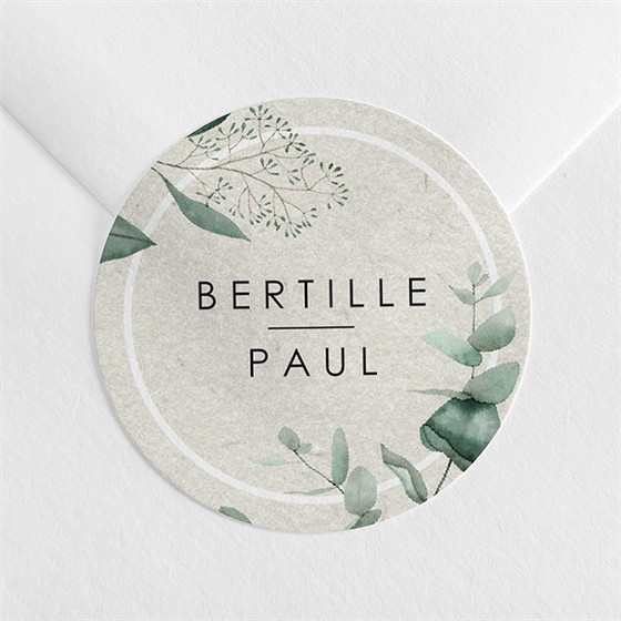 Sticker mariage sauvage