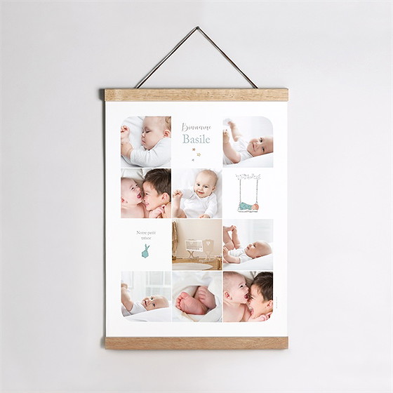 Affiche naissance douce sieste