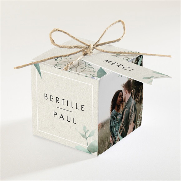 Boîte de dragées mariage Sauvage réf.N340601