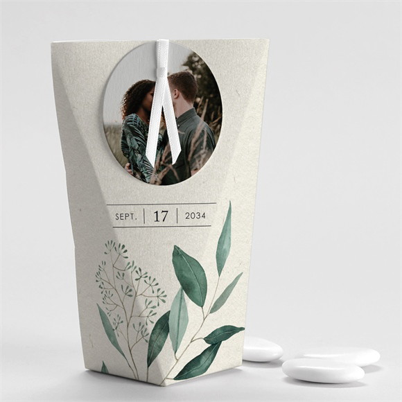 Boîte de dragées mariage Sauvage Étui réf.N520259