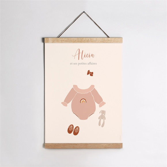 Affiche naissance Enfantine réf.N260112