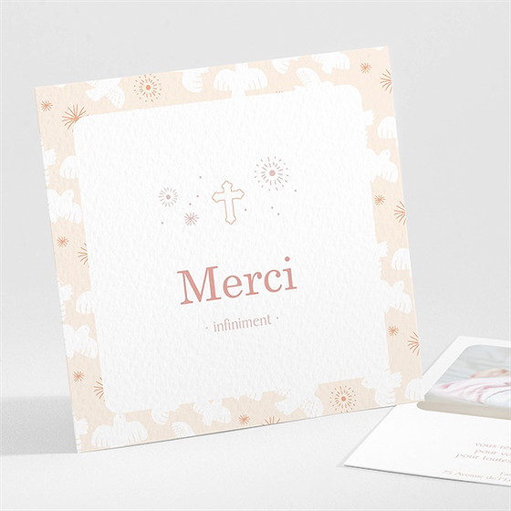 Remerciement baptême l'envolée