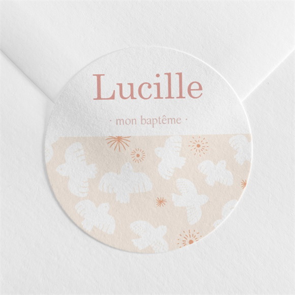 Sticker baptême l'Envolée réf.N3601351