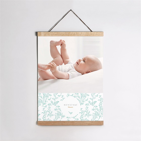 Affiche naissance tradition