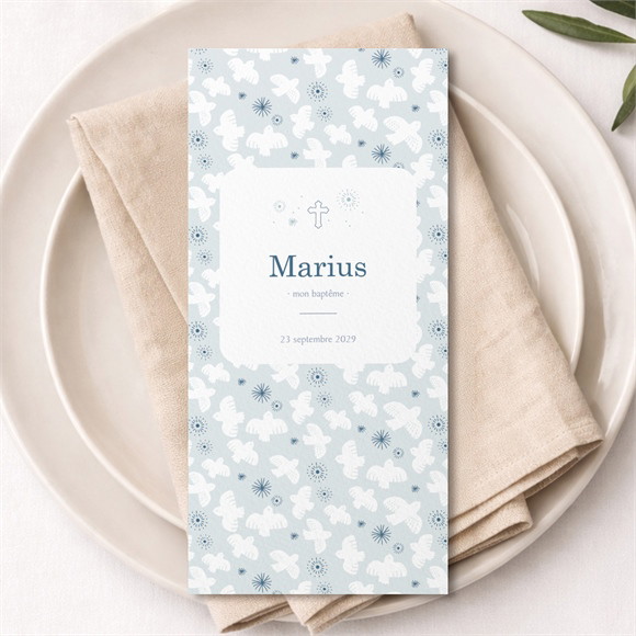 Menu baptême Horizons réf.N221251