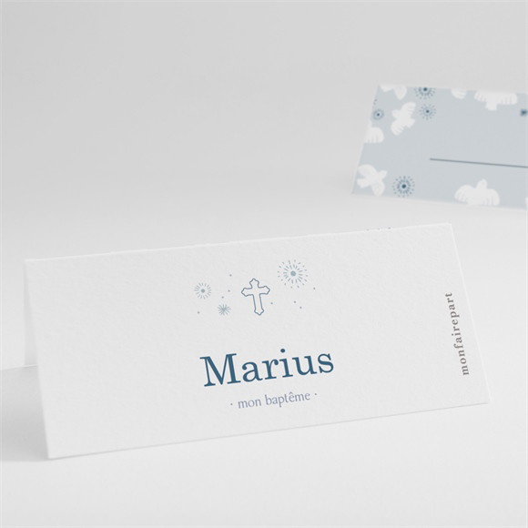 Marque-place baptême Horizons réf.N440907