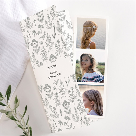 Faire-part communion Rayonnement Photomaton réf.N981136