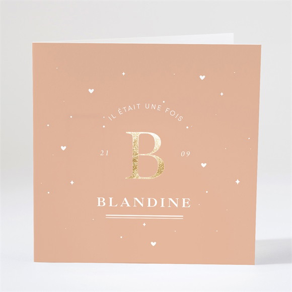 Faire-part naissance Ses petits Petons dorure réf.N46190