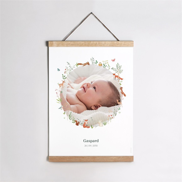 Affiche naissance Gaiement réf.N260119