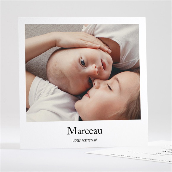 Remerciement naissance Petite Beauté réf.N351375