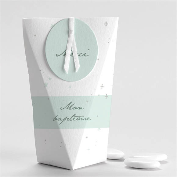 Boîte de dragées baptême Lumière ! Étui réf.N520273