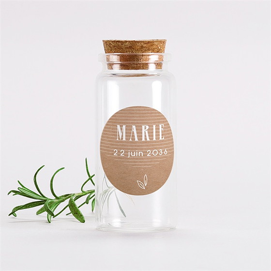 Mignonette baptême pele mele photo sticker