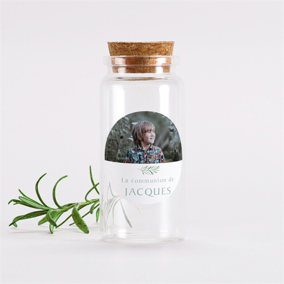 Mignonette communion Végétal et dorure sticker réf.N3601384