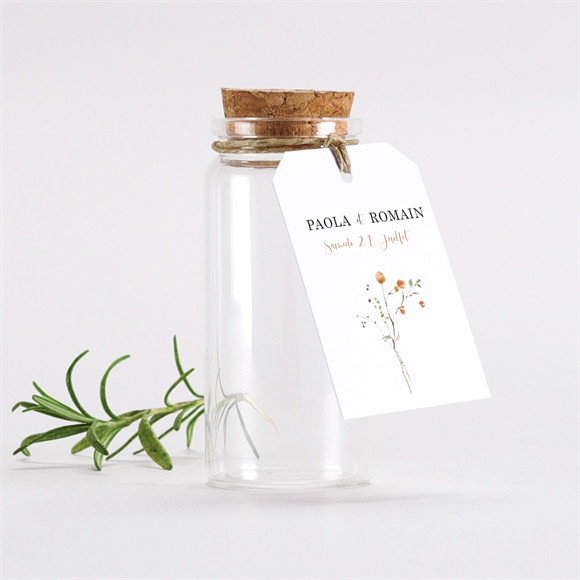 Mignonette mariage Complicité étiquette réf.N291374