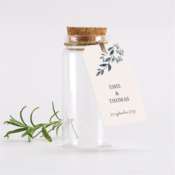 Mignonette mariage Bel Eclat étiquette réf.N291377