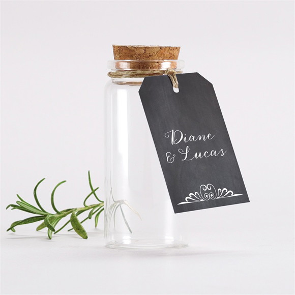 Mignonette mariage Retro original étiquette réf.N291386