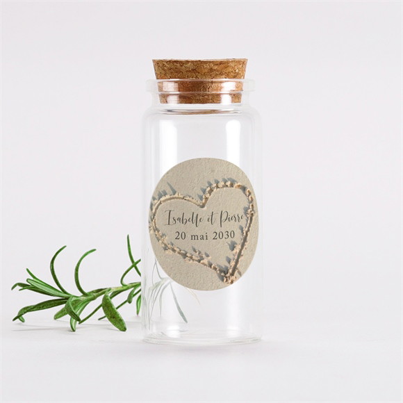 Mignonette mariage Dans le Sable sticker réf.N3601410