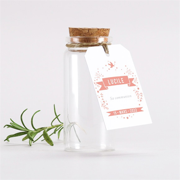 Mignonette communion Lumière étiquette réf.N291414