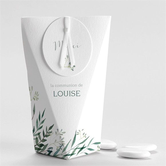 Boîte de dragées communion Touche Champêtre Étui réf.N520290