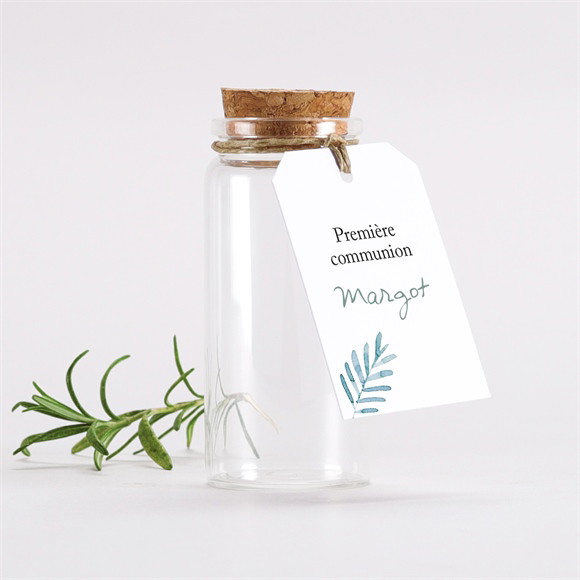 Mignonette communion Aquarelle sacrée étiquette réf.N291418
