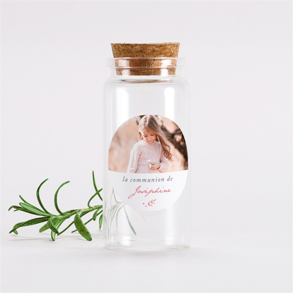 Mignonette communion Cuivré végétal sticker réf.N3601473