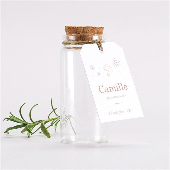 Mignonette communion Toujours plus Haut étiquette réf.N291442