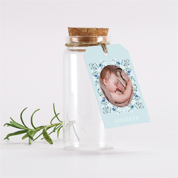 Mignonette baptême Confidences étiquette réf.N291424