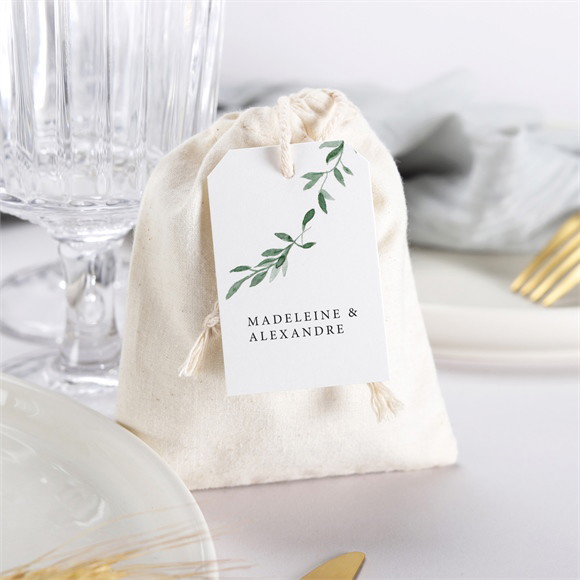 Pochon mariage  A l'ombre de l'olivier réf.N291456