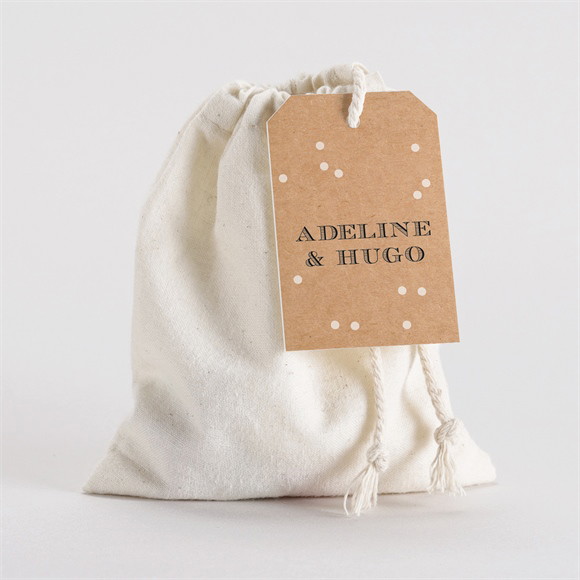 Pochon mariage  Petite cocotte réf.N291457