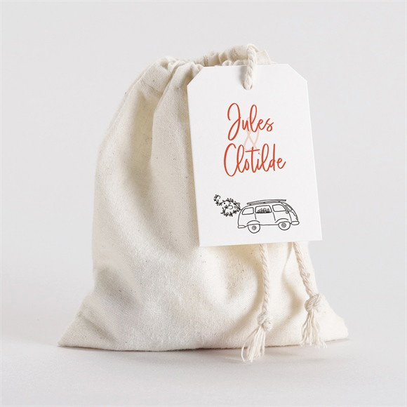 Pochon mariage  Champetre Van life réf.N291462