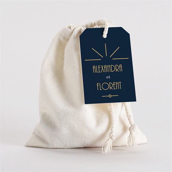 Pochon mariage  Art déco réf.N291469