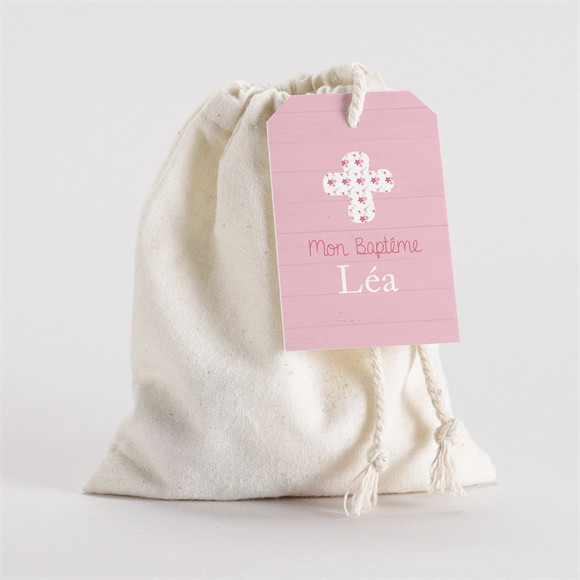 Pochon baptême Jolie composition réf.N291541